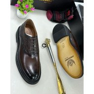 Italian High-end Leather Slip-on Shoes Mens Business Dress Shoes-British Slip-On Formal Casual Loafer Oxford Shoes