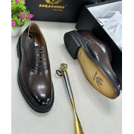 Italian High-end Leather Slip-on Shoes Mens Business Dress Shoes-British Slip-On Formal Casual Loafer Oxford Shoes