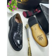 Italian High-end Leather Slip-on Shoes Mens Business Dress Shoes-British Slip-On Formal Casual Loafer Oxford Shoes