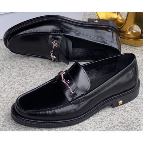 Italian High-end Leather Slip-on Shoes Mens Business Dress Shoes-British Slip-On Formal Casual Loafer Oxford Shoes