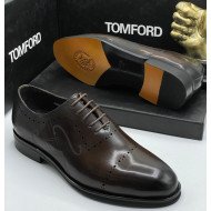2025 Tom Ford Premium Leather Oxford Dress Shoes