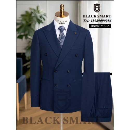 Daro Uomo Men'sDouble-Breasted Tux Suit