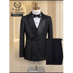 Daro Uomo Men'sDouble-Breasted Tux Suit