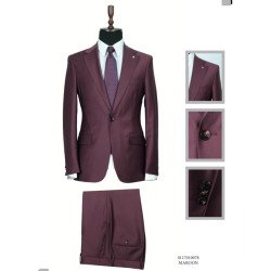 Italian Wool Men's Suit-Zecca