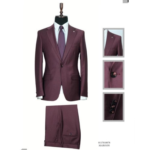 Italian Wool Men's Suit-Zecca