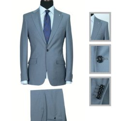 Italian Wool Men's Suit-Zecca