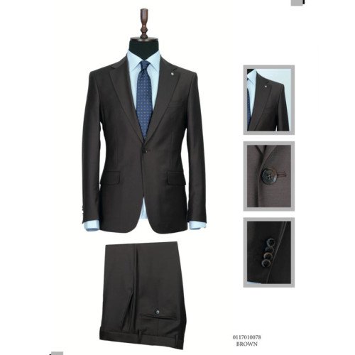 Italian Wool Men's Suit-Zecca