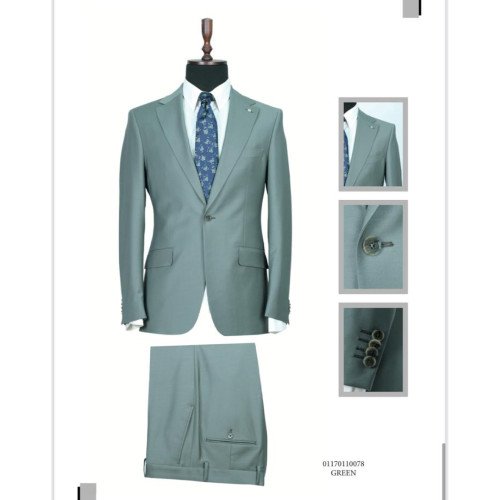 Italian Wool Men's Suit-Zecca