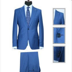 Italian Wool Men's Suit-Zecca