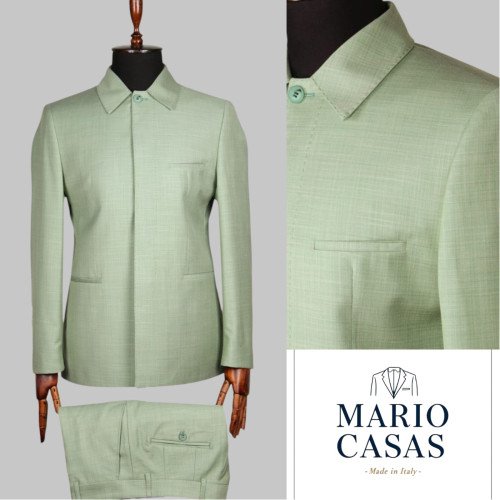 Mario Casas Premium Italian Safari Suit