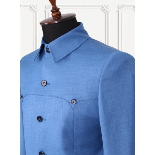 Mario Casas Premium Italian Safari Suit