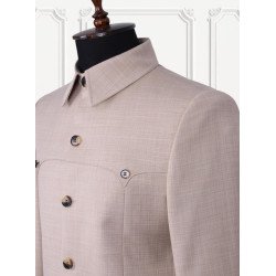 Mario Casas Premium Italian Safari Suit