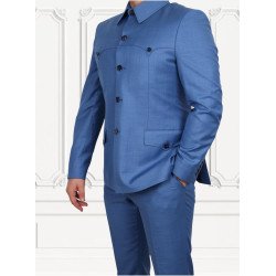 Mario Casas Premium Italian Safari Suit