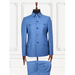 Mario Casas Premium Italian Safari Suit