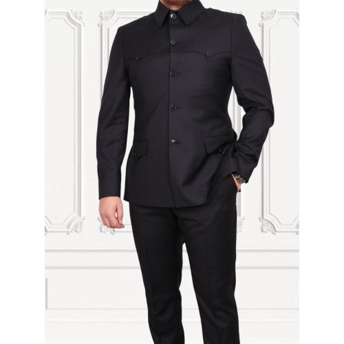 Mario Casas Premium Italian Safari Suit