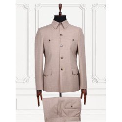 Mario Casas Premium Italian Safari Suit