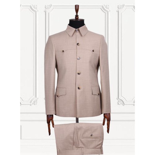 Mario Casas Premium Italian Safari Suit