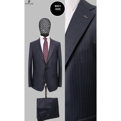 Italian Wool Men's Suit-Finesse