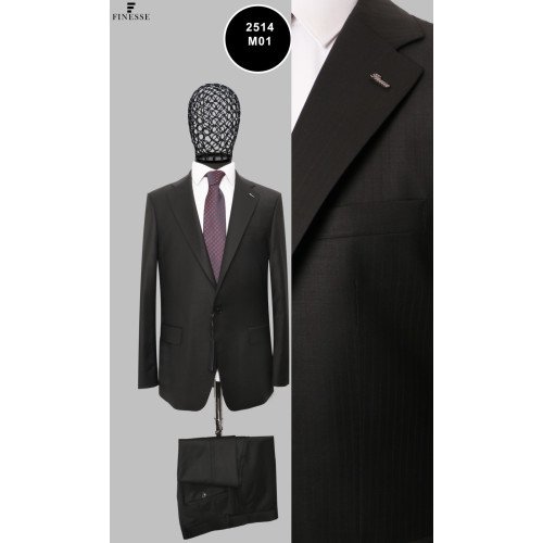 Italian Wool Men's Suit-Finesse