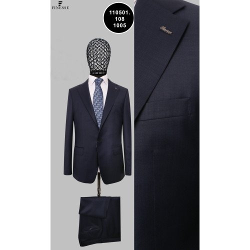 Italian Wool Men's Suit-Finesse