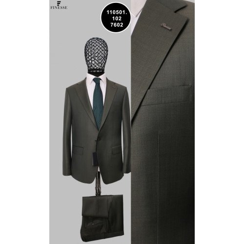 Italian Wool Men's Suit-Finesse