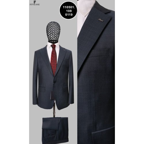 Italian Wool Men's Suit-Finesse