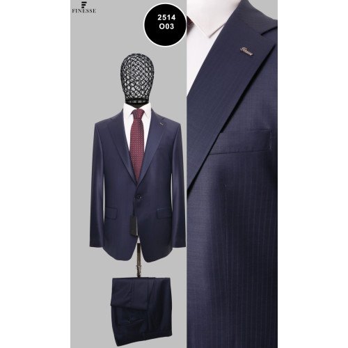 Italian Wool Men's Suit-Finesse