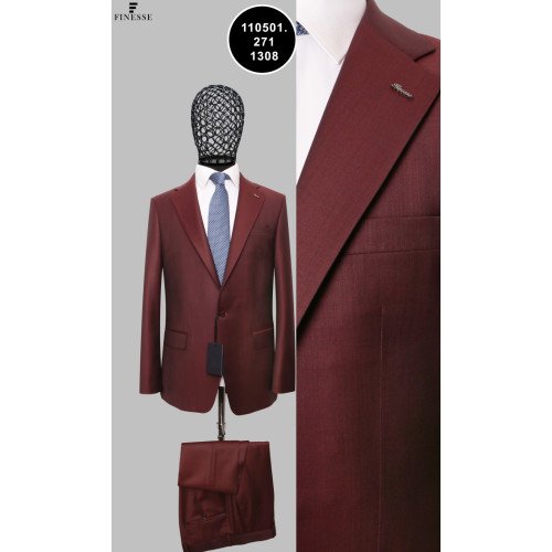 Italian Wool Men's Suit-Finesse