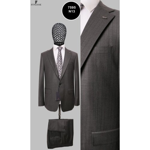Italian Wool Men's Suit-Finesse