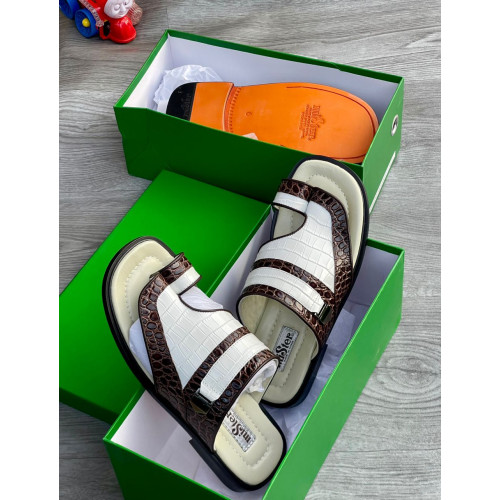 Mister Italian Premium Leather Palm Slippers