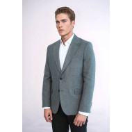 Plain Slim Fit Sport Grey Men Blazer - Chadrobe