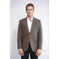 Plain Slim Fit Sport Brown Men Blazer - Chadrobe