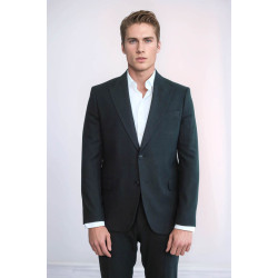 Plain Slim Fit Sport Black Men Blazer - Chadrobe
