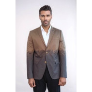 Slim Fit Cotton Brown Blazer - Chadrobe