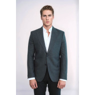 Plain Slim Fit Sport Anthracite Men Blazer - Chadrobe