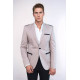 3 pocket Single Button Cotton Shoulder Stitched Light pink Jacket-Chadrobe