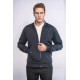 Flap Pockets Zippered Men Bomber Coat | Black