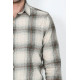 Beige Checked Men's Lumberjack Shirt