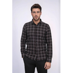 Plaid Black Men's Lumberjack Shirt