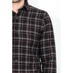 Plaid Black Men's Lumberjack Shirt
