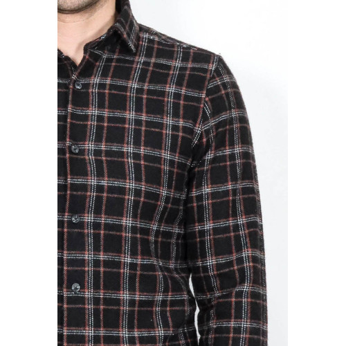 Plaid Black Men's Lumberjack Shirt