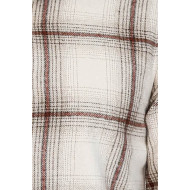 Plaid Light Brown Men Lumberjack Shirt