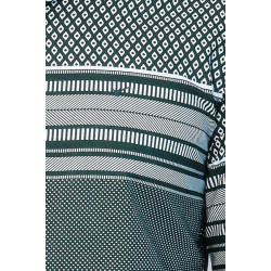 Green Diamond Patterned Shirt