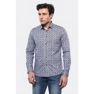 Patterned Long-Sleeve Shirts For Men