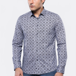 Patterned Long-Sleeve Shirts For Men