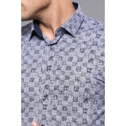 Patterned Long-Sleeve Shirts For Men