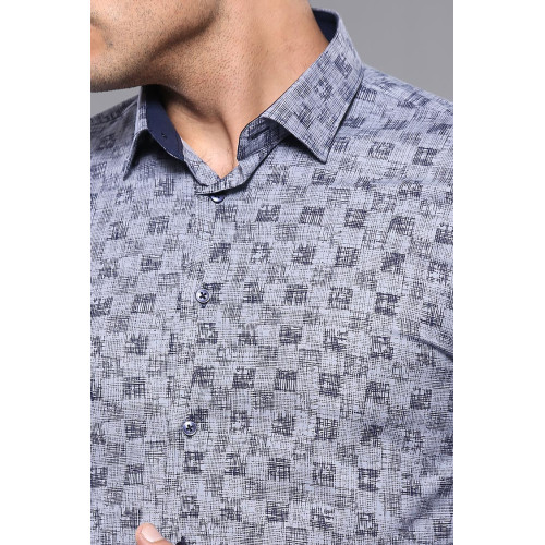 Patterned Long-Sleeve Shirts For Men
