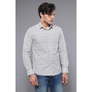 Slim Fit Patterned Shirt | Chadrobe
