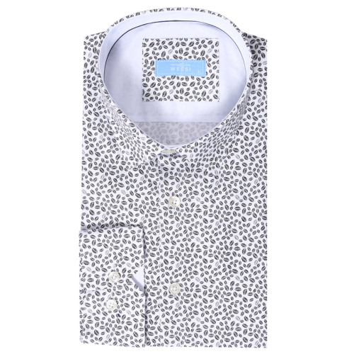 Slim Fit Patterned Shirt | Chadrobe