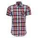Checked Patterned Short Sleeve Men Shirt